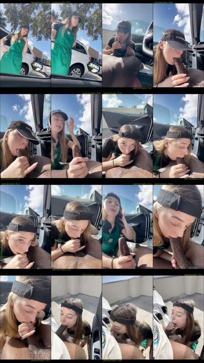 IZZY FANS STARBUCKS SLUT